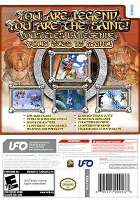 Saint box cover back